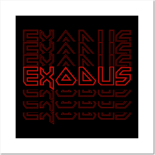 IRON TEXT || EXODUS Posters and Art